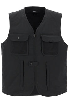  A.P.C. "alban technical fabric vest for