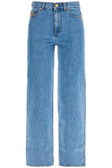  Blaze Milano light blue cotton jeans with distinctive embroidery