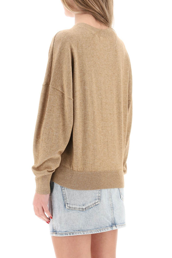 Isabel Marant Etoile marisans sweater with logo intarsia