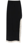 By Malene Birger gabie maxi skirt with crochet trims