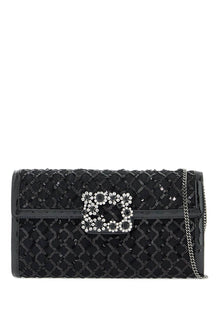  Roger Vivier "flower buckle envelope