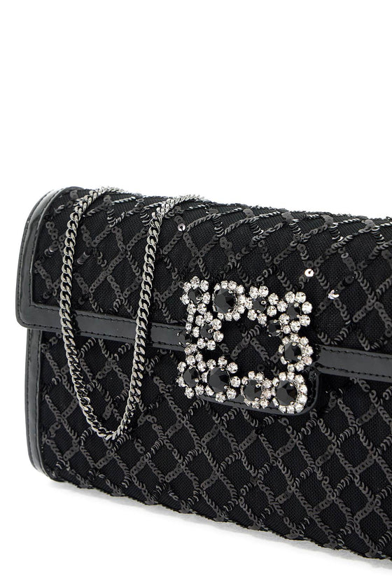 Roger Vivier "flower buckle envelope