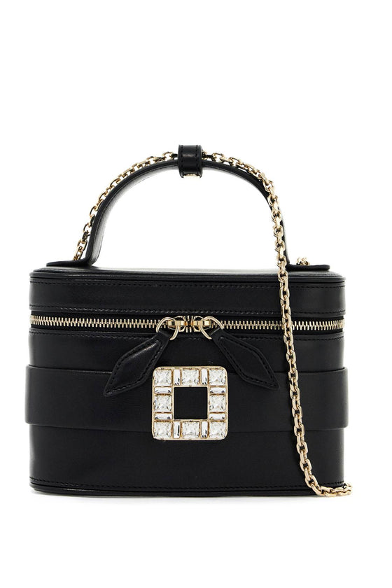 Roger Vivier vanity micro bag with crystal buckle