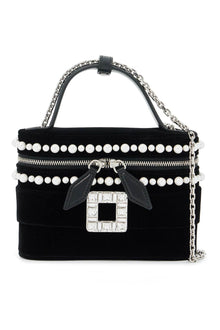  Roger Vivier "micro vanity bag with rhinestone