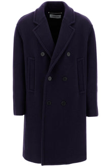  Lanvin double-breasted heavy wool coat