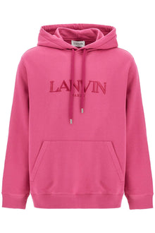  Lanvin hooded sweatshirt with embroidered logo