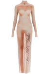 JEAN PAUL GAULTIER long mesh dress