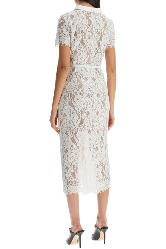 Self-Portrait Self Portrait lace dress with belt