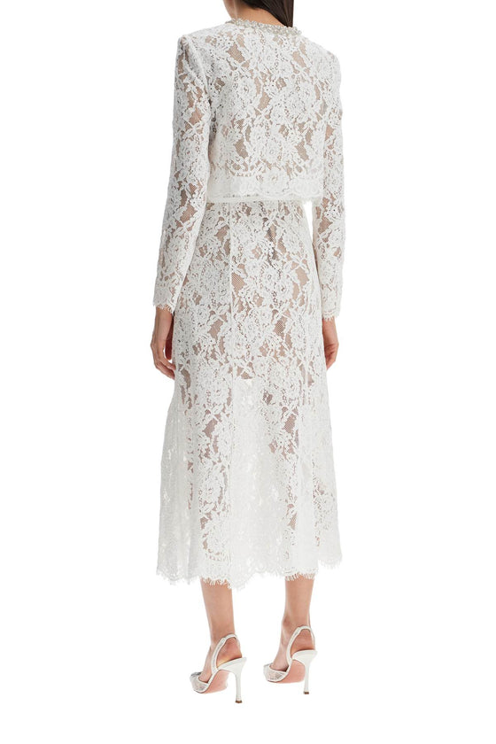 Self-Portrait Self Portrait midi lace dress in seven