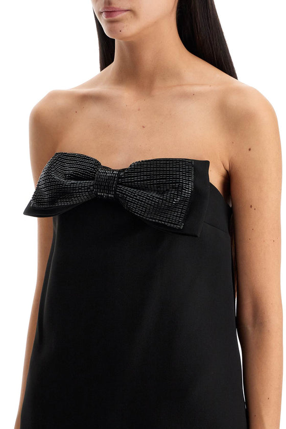 Self-Portrait Self Portrait strapless mini dress with bow