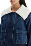 Self-Portrait Self Portrait denim bomber jacket for