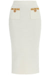 Self-Portrait Self Portrait 'knitted lurex midi skirt