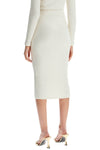 Self-Portrait Self Portrait 'knitted lurex midi skirt