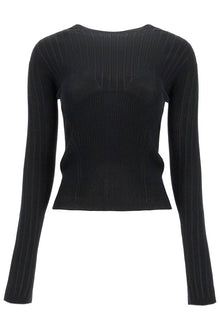  Lanvin ribbed crewneck sweater