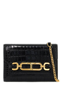  Tom Ford "embossed crocodile leather mini clutch