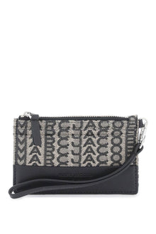  Marc Jacobs the monogram top zip wristlet wallet