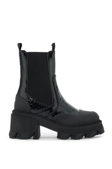  Ganni -heel chelsea ankle boots