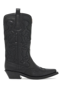  Ganni embroidered western boots