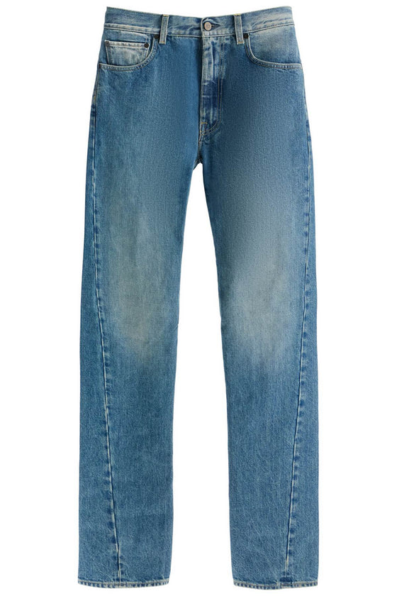 Maison Margiela straight jeans with twisted seams