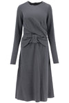 Maison Margiela midi dress with oversized bow detail