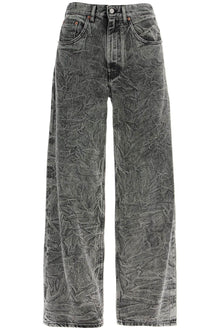  MM6 Maison Margiela wrinkled effect jeans