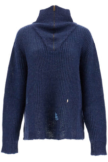  Maison Margiela linen and wool blend sweater