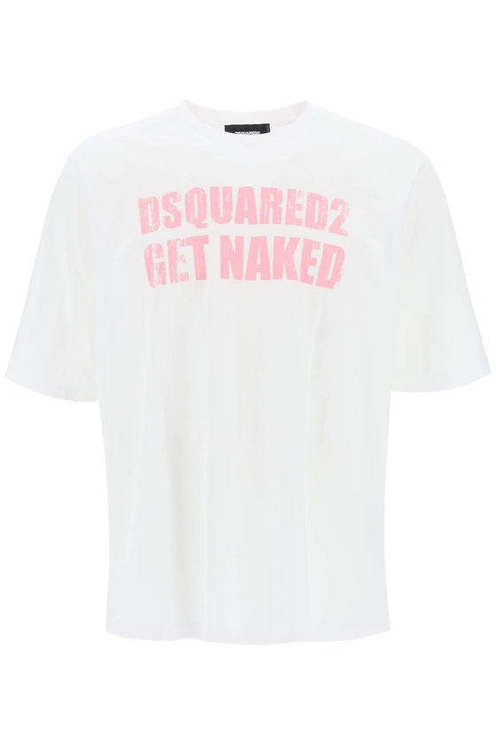 Dsquared2 skater fit printed t-shirt