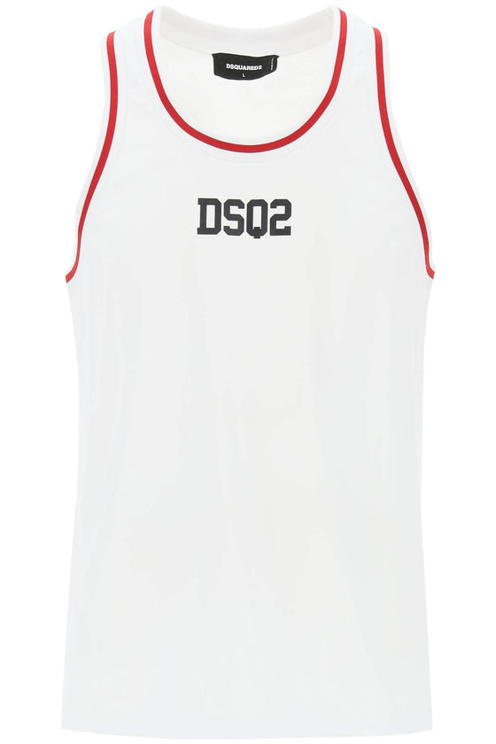 Dsquared2 "cotton dsq2 cool tank