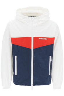  Dsquared2 color block windbreaker jacket