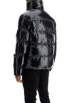 Dsquared2 lightweight black padded nylon jacket with high collar