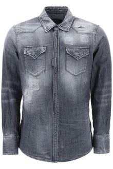  Dsquared2 denim western shirt