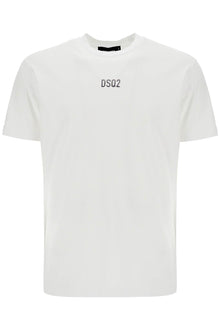  Dsquared2 white cotton t-shirt with embroidered logo