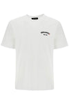 Dsquared2 white cotton t-shirt with embroidered logo