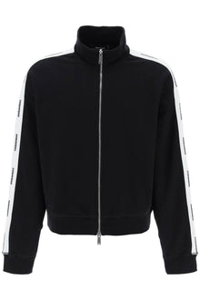  Dsquared2 zip-up sweatshirt with logo bands