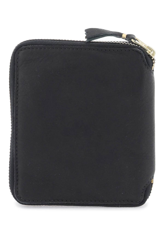 Comme Des Garcons Wallet washed leather zip-around wallet