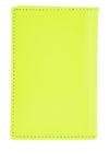 Comme Des Garcons Wallet compact wallet in fluorescent yellow goat leather