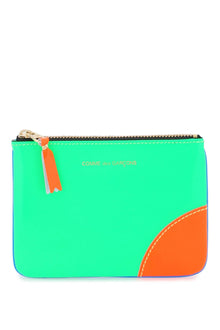  Comme Des Garcons Wallet fluo mini pouch