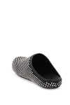 Marni leather fussbett clogs with rhinestones