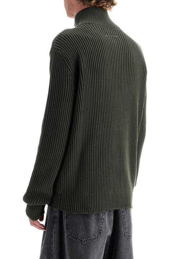 MM6 Maison Margiela cotton cardigan with zipper