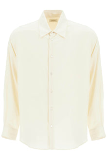  Lemaire loose fit wool blend shirt