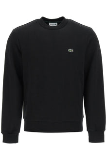  Lacoste classic fit crewneck sweatshirt