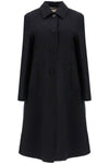 Marni minimalist black cotton raincoat for women