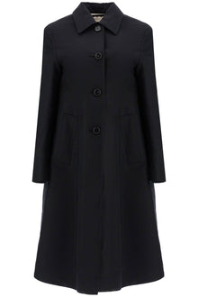  Marni minimalist black cotton raincoat for women