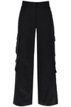 Self-Portrait Self Portrait satin cargo pants for men