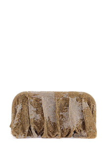  Benedetta Bruzziches large gold rhinestone net bag