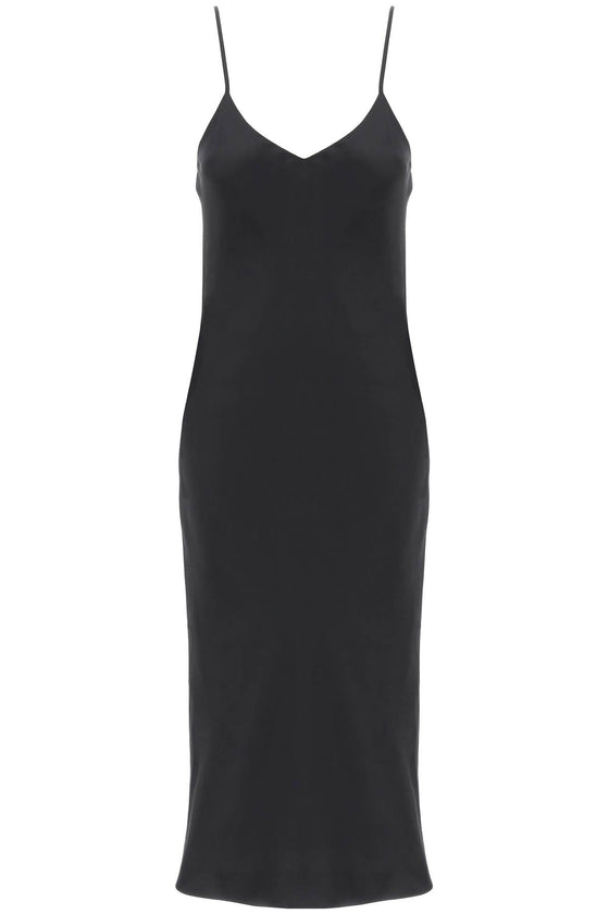 Norma Kamali midi crêpe slip dress