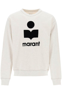  Marant mikoy flocked logo sweatshirt