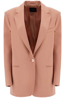  THE ANDAMANE elegant dark pink synthetic blazer