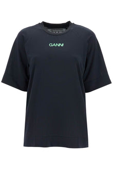  Ganni sporty mesh t-shirt for