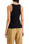 Ganni ribbed tank top